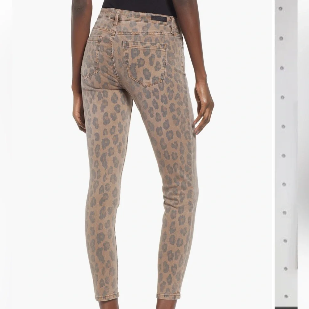 Blank NYC Reade leopard crop skinny jeans - Picture 3 of 8